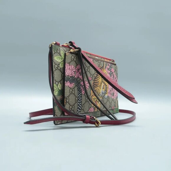 100% Authentic Gucci Brown W/P Leather Shoulder Bag 719-113024 - Picture 3 of 12